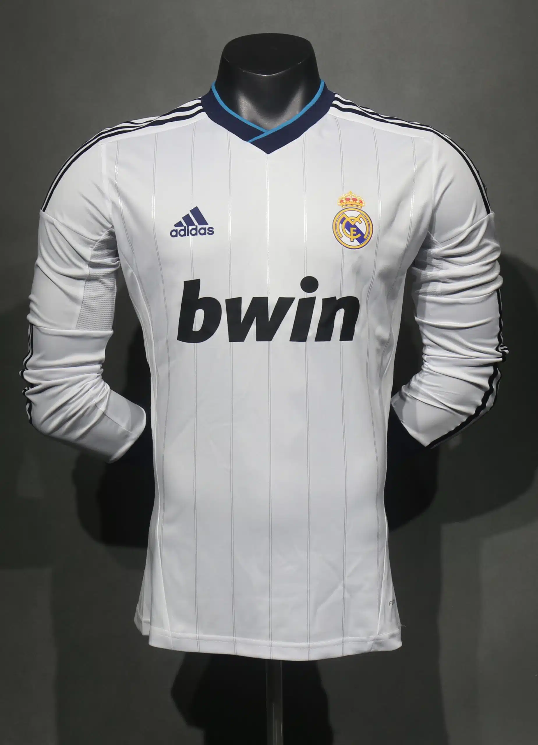 12-13 Real Madrid Home Retro Long Sleeve Player Jersey/12-13 皇马主场长袖,球员版
