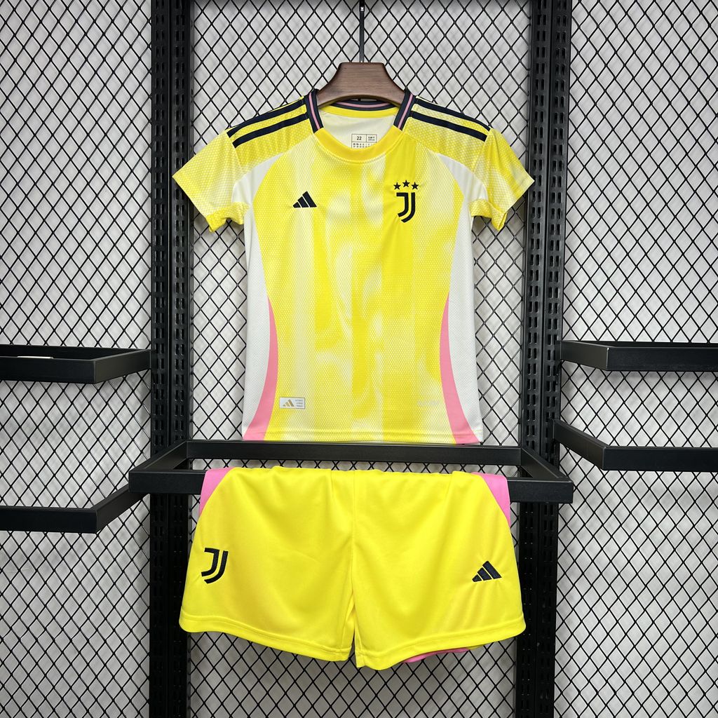 24-25 Juventus Away kids kit /24-25尤文图斯客场童装