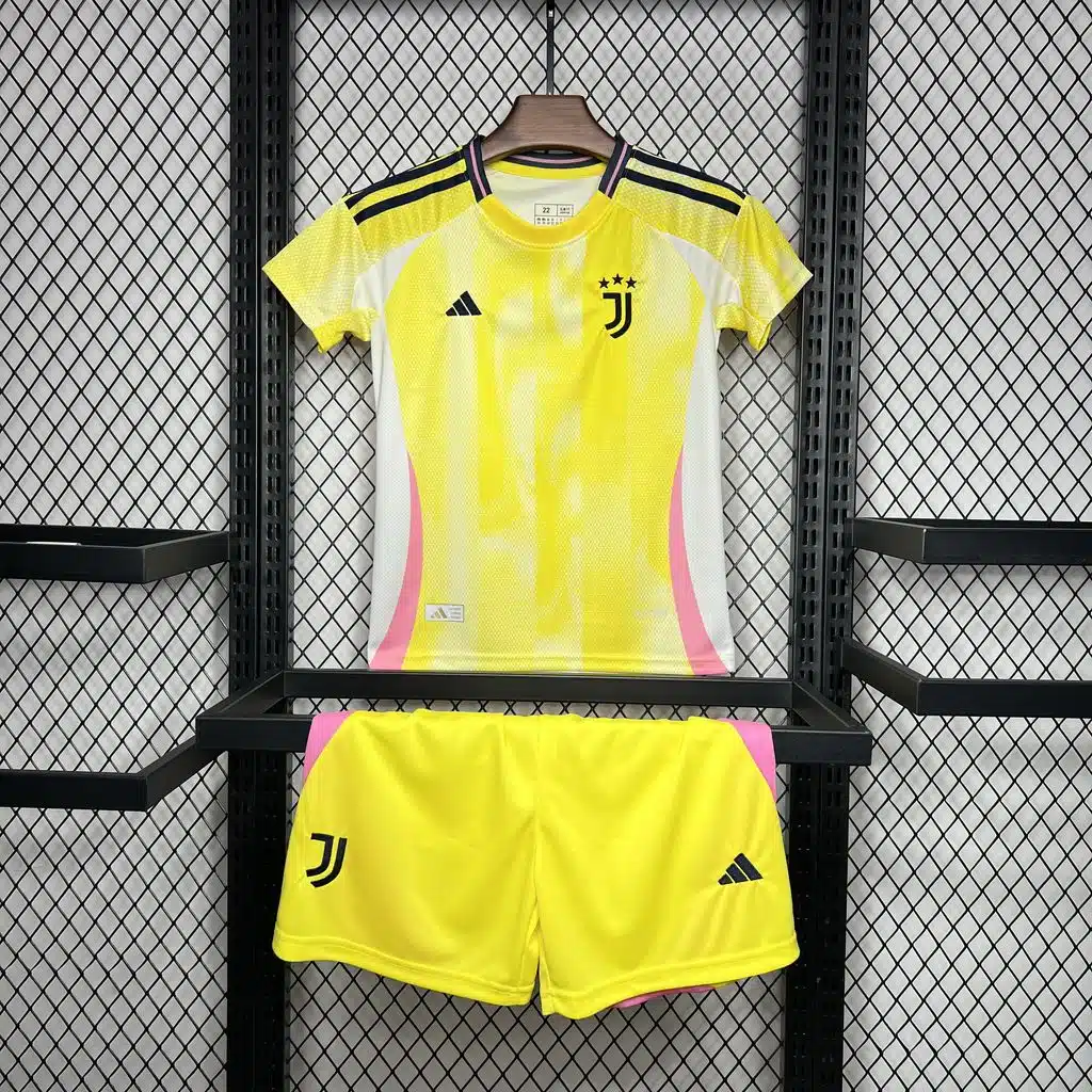 24-25 Juventus Away kids kit /24-25尤文图斯客场童装