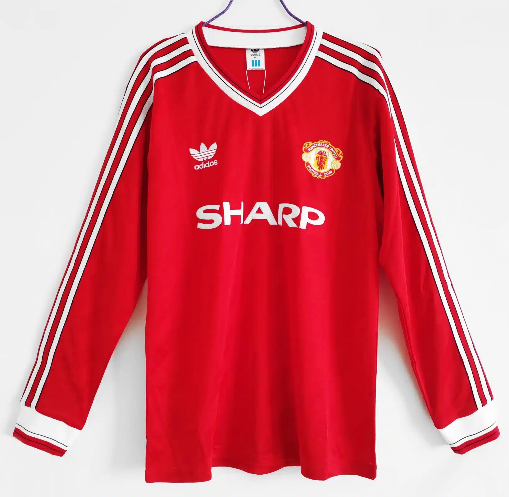 1986-88 Manchester United Home Long Sleeve Retro Jersey
