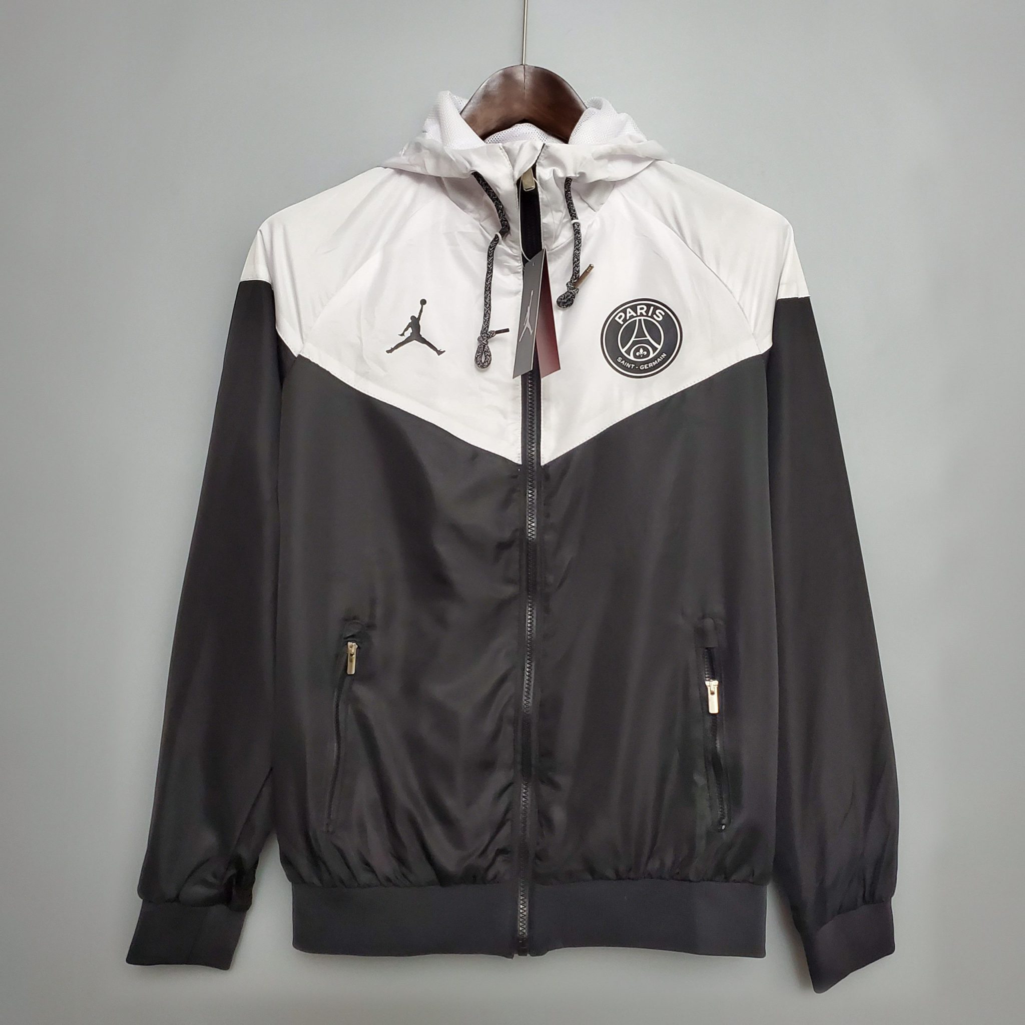 classic style Windbreaker PSG Black and White S-XXL/ PSG 防风衣