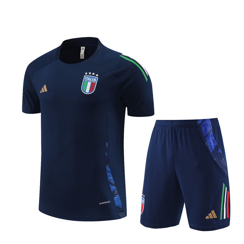 2024 Italy Short Sleeve Training Suit/2024意大利短袖训练服