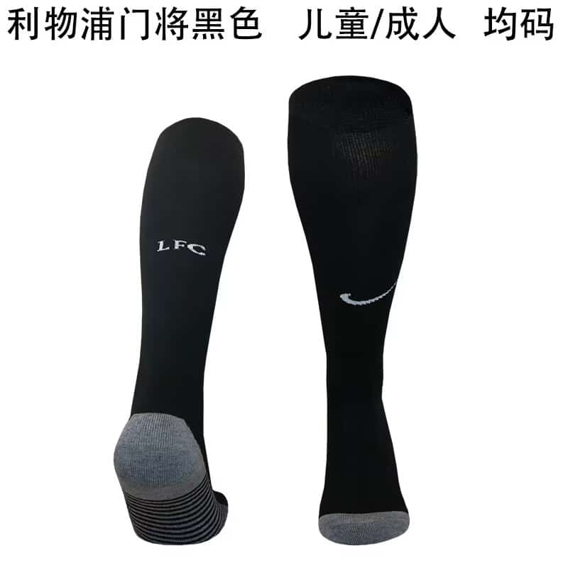 24-25 Liverpool Goalkeeper black Socks/24-25利物浦守门员袜子