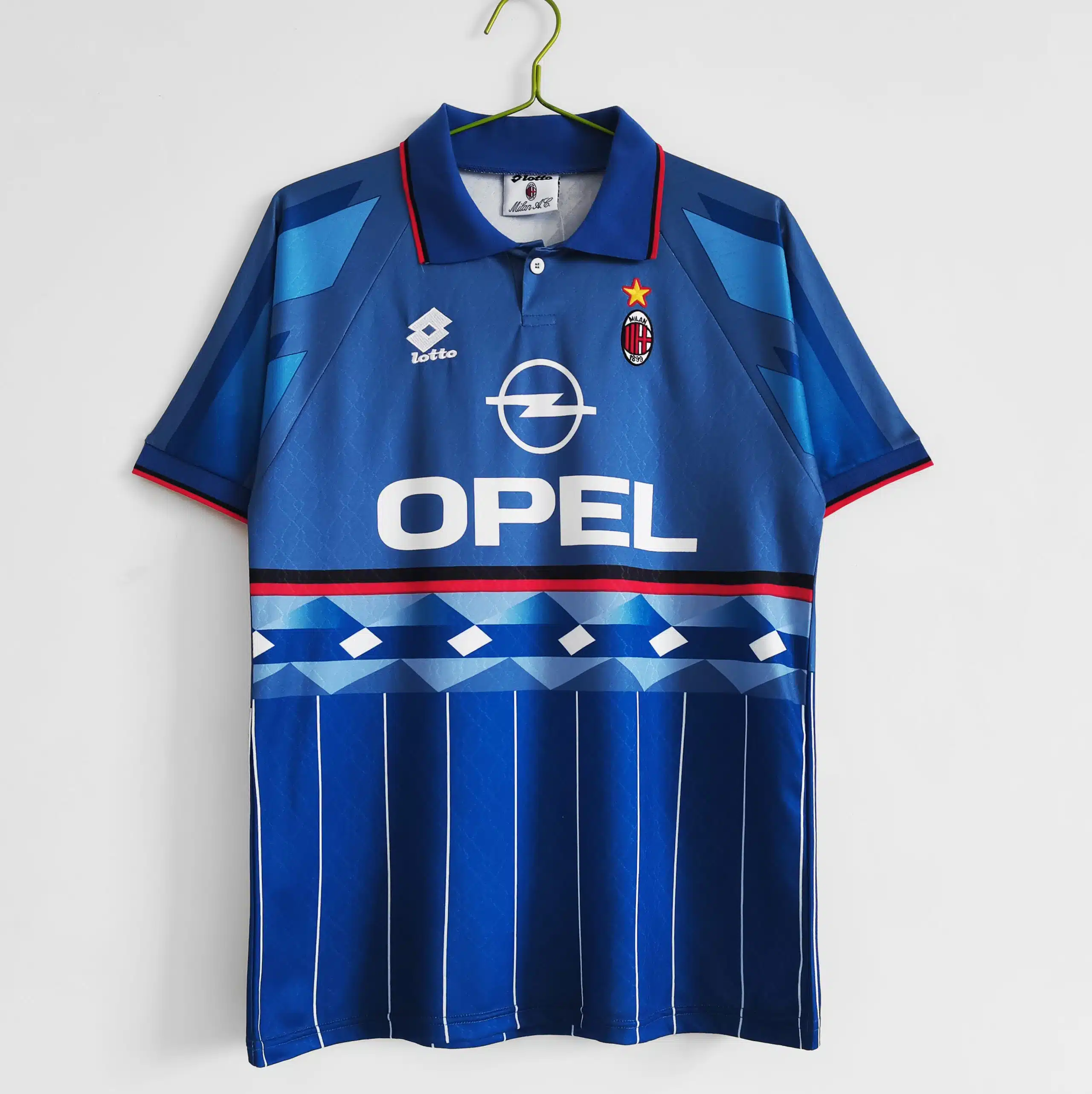 95-96 AC Milan 4TH Away Blue Retro Jersey/95-96AC米兰第四客场