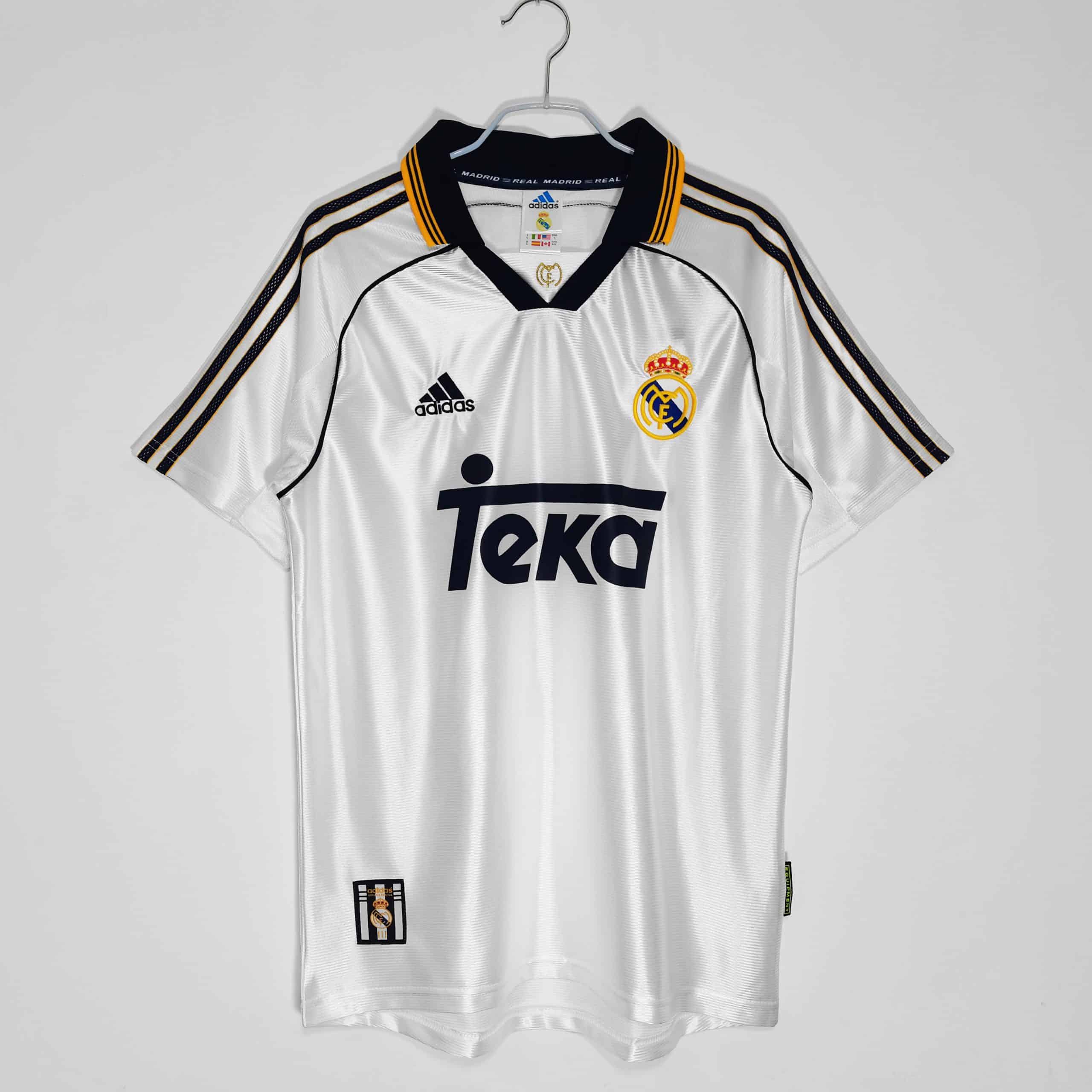 98-99 Real Madrid Home Retro Jersey