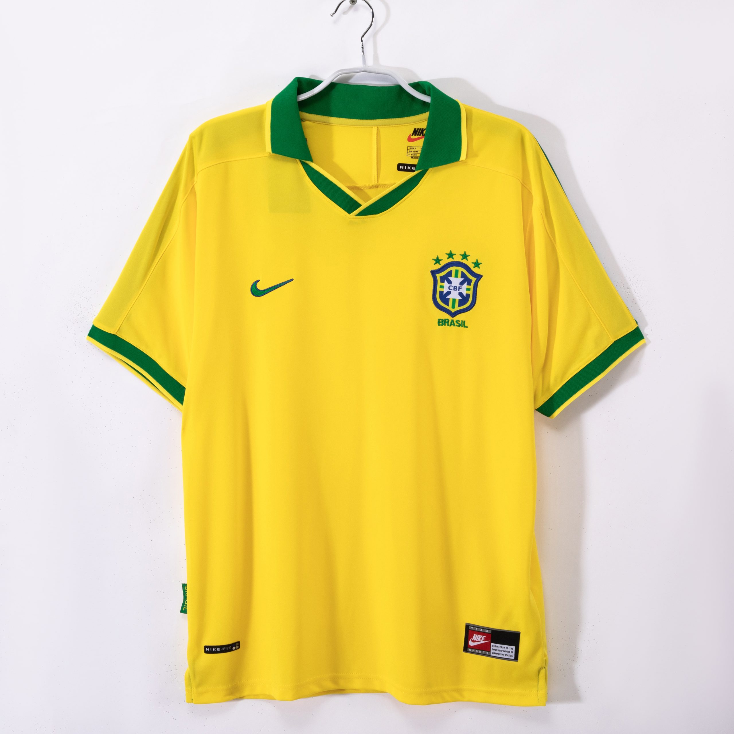 1997 Brazil Home Retro Jersey/1997巴西主场