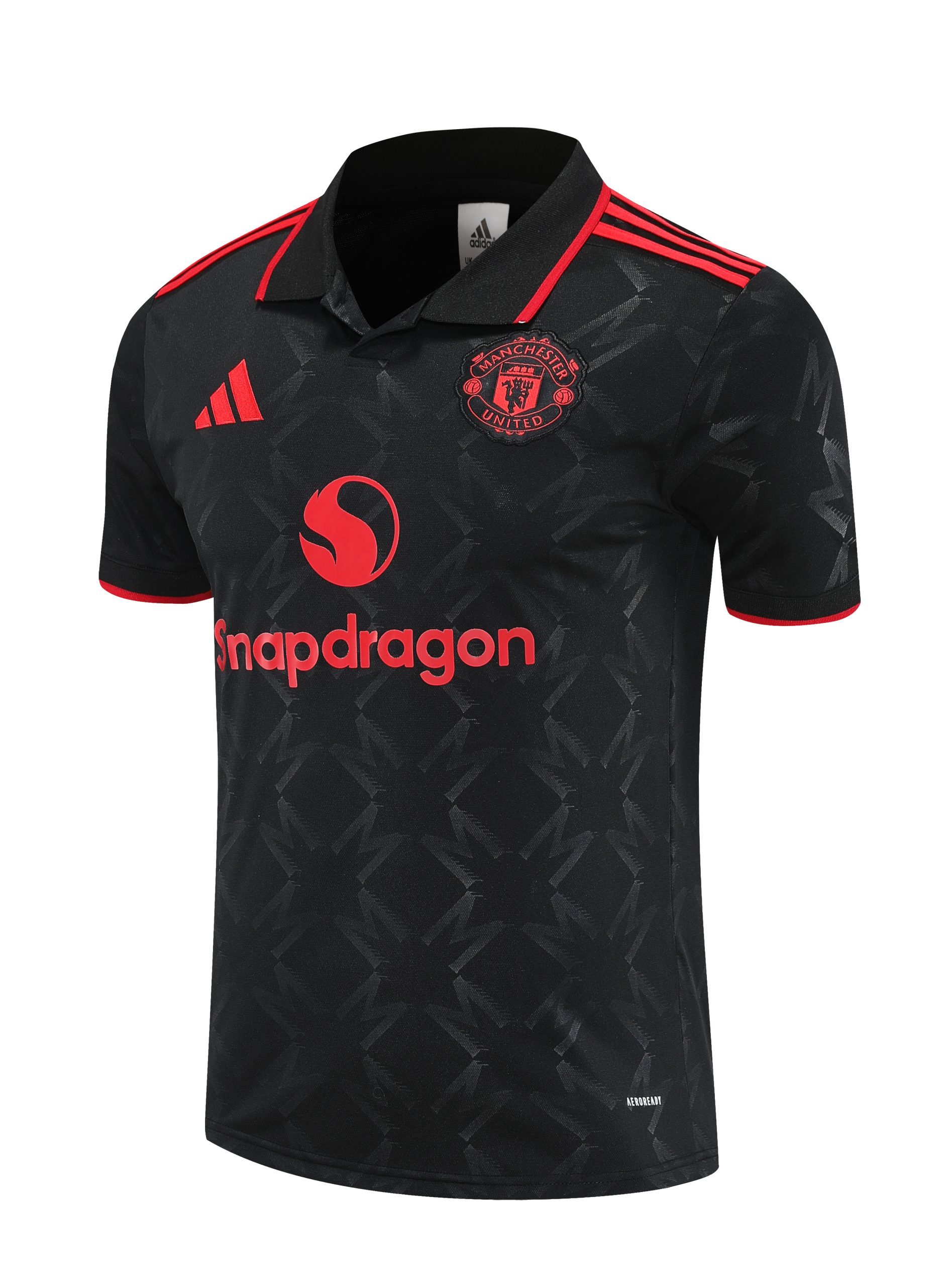 25-26 Manchester United Black Polo/25-26曼联黑色Polo