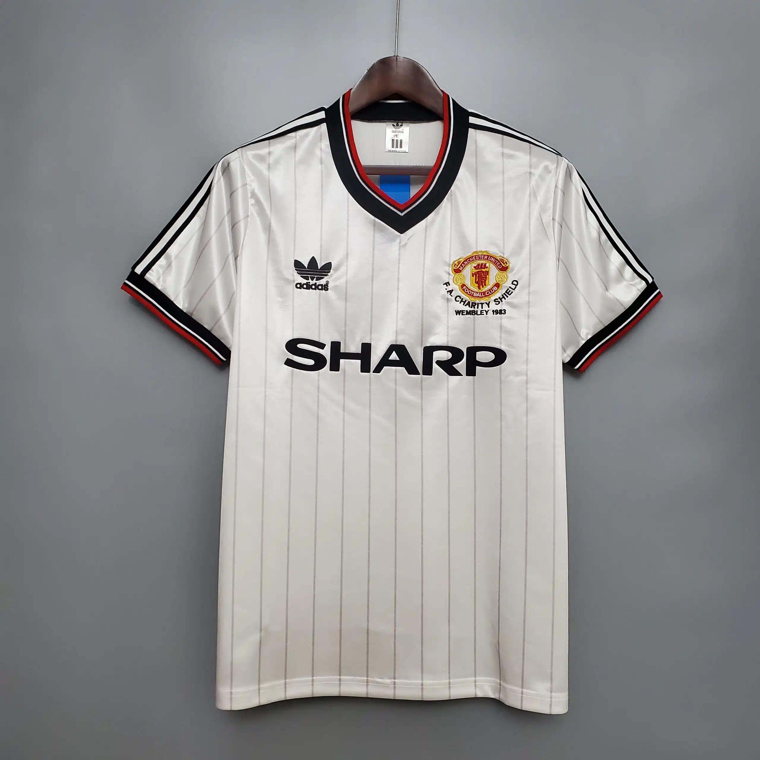 Manchester United Home Red Retro Short Jersey
