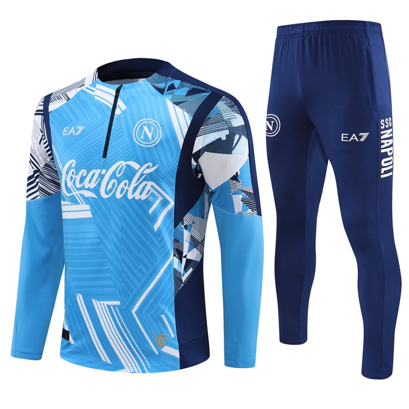 24-25 Napoli Training Suit/24-25那不勒斯半拉训练服