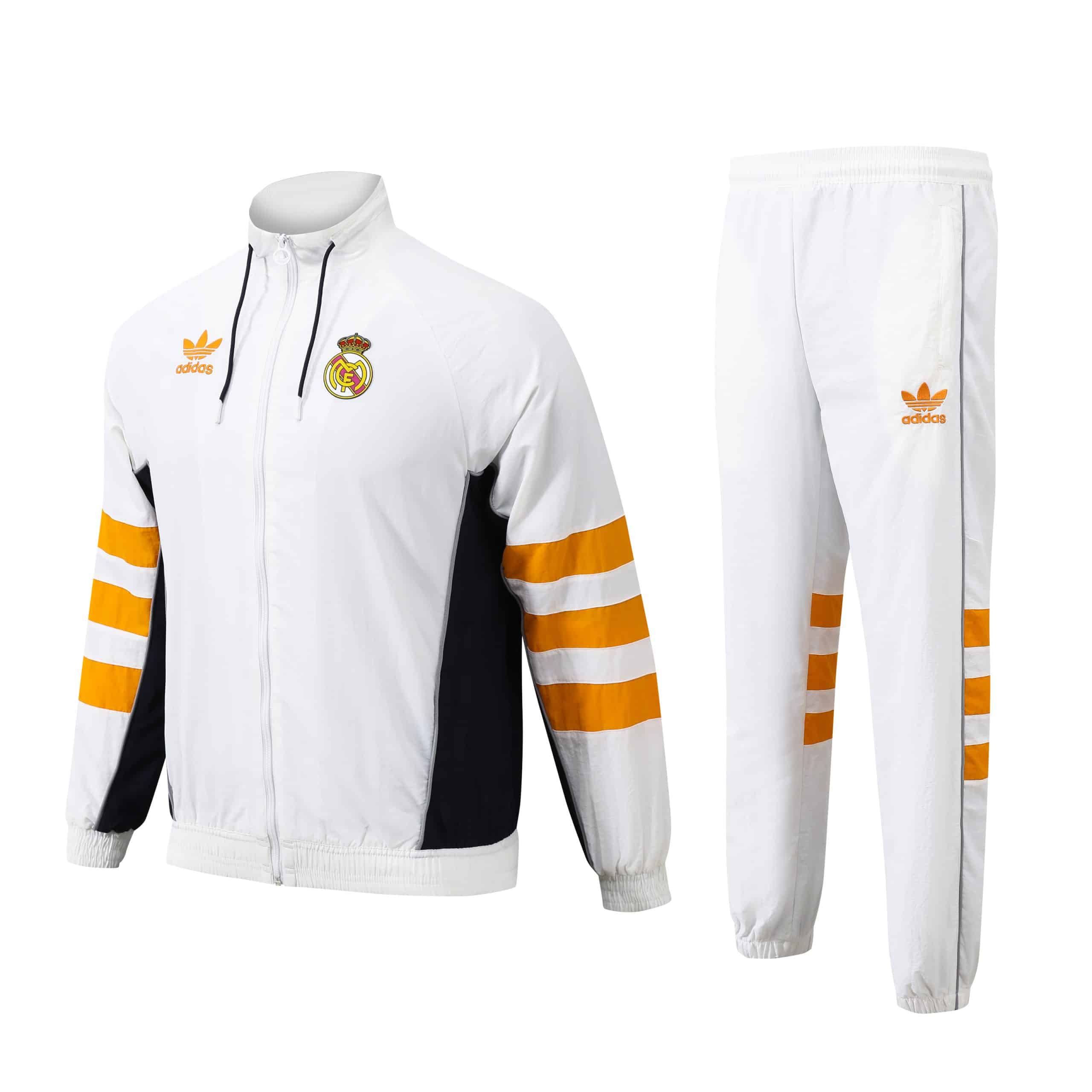 24-25 Real Madrid Retro Windbreaker Suit/24-25 皇马复古风衣套装