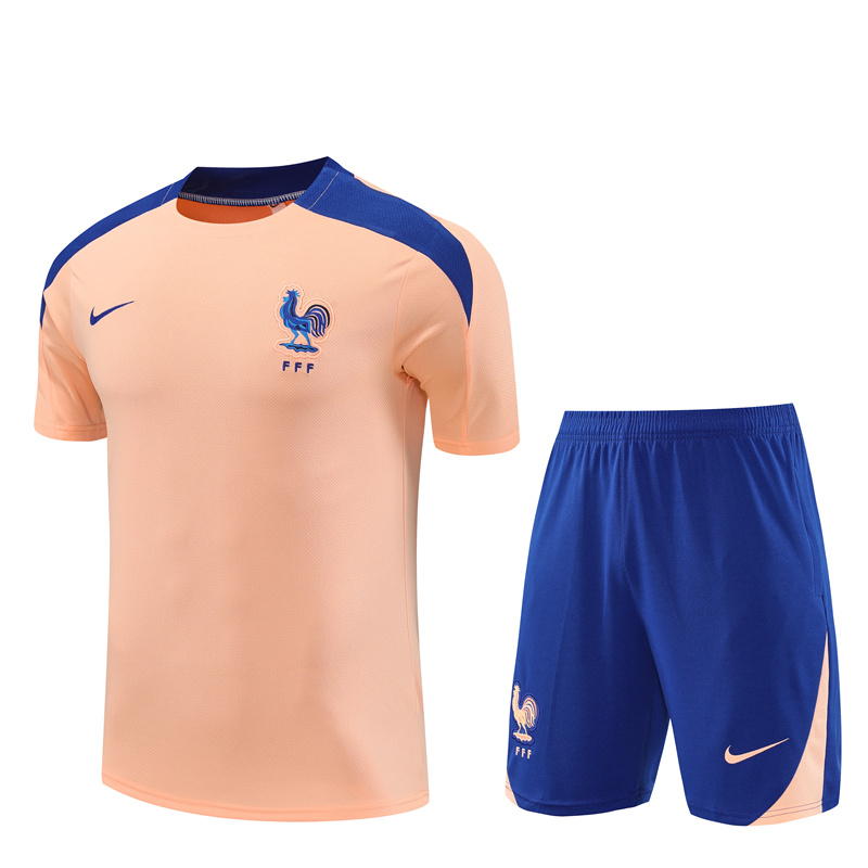 2025 France Short Sleeve Training Suit
