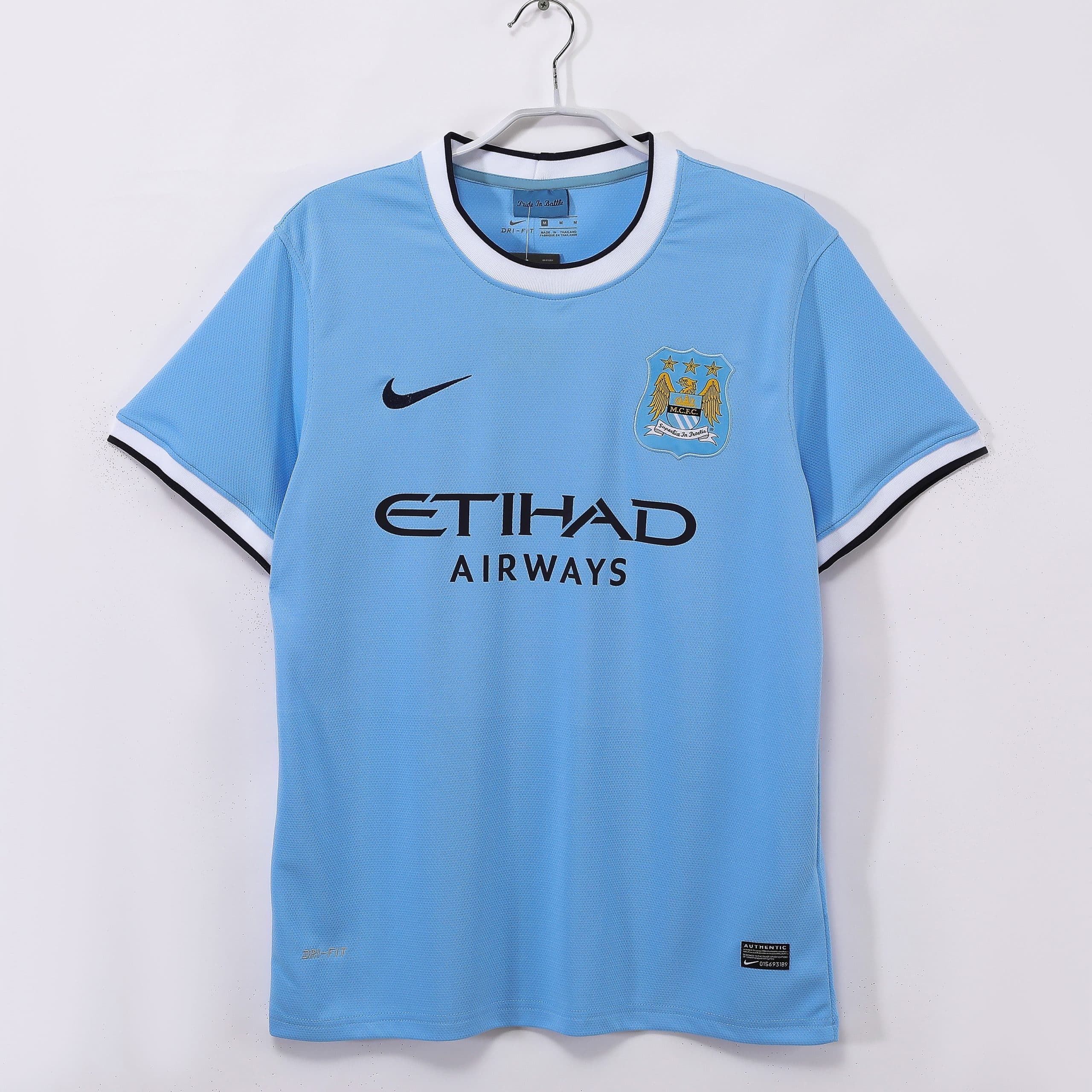 13-14 Manchester City Home Retro Jersey/13-14曼城主场