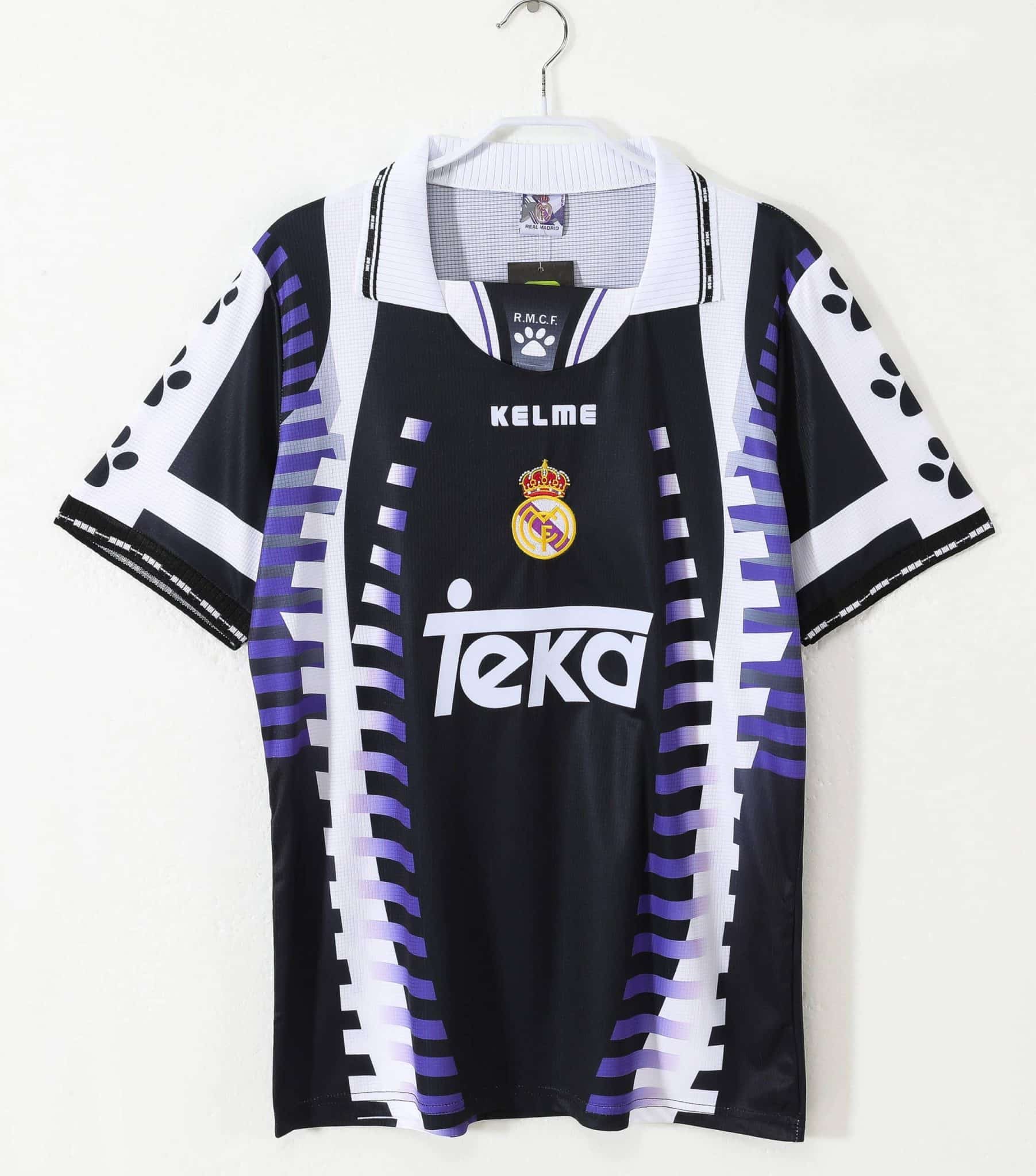 97-98 Real Madrid Third Retro Jersey/97-98皇马第二客场