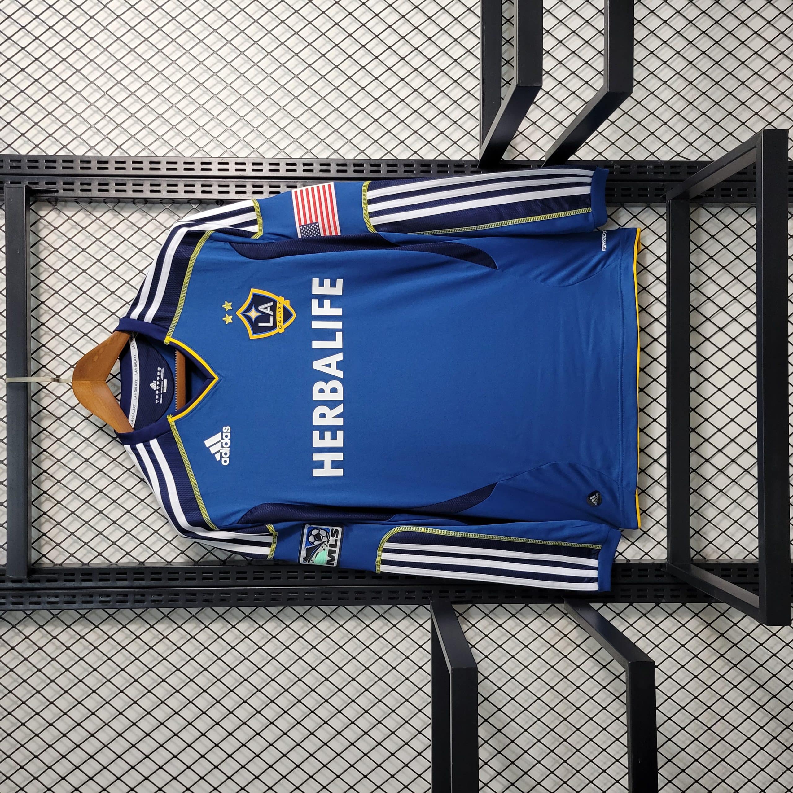 11-12  LA Galaxy Blue Retro Long Sleeve Jersey