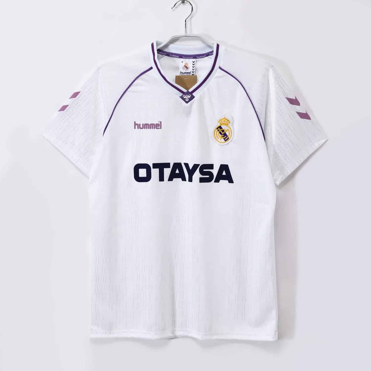 90-92 Real Madrid Home Retro Jersey