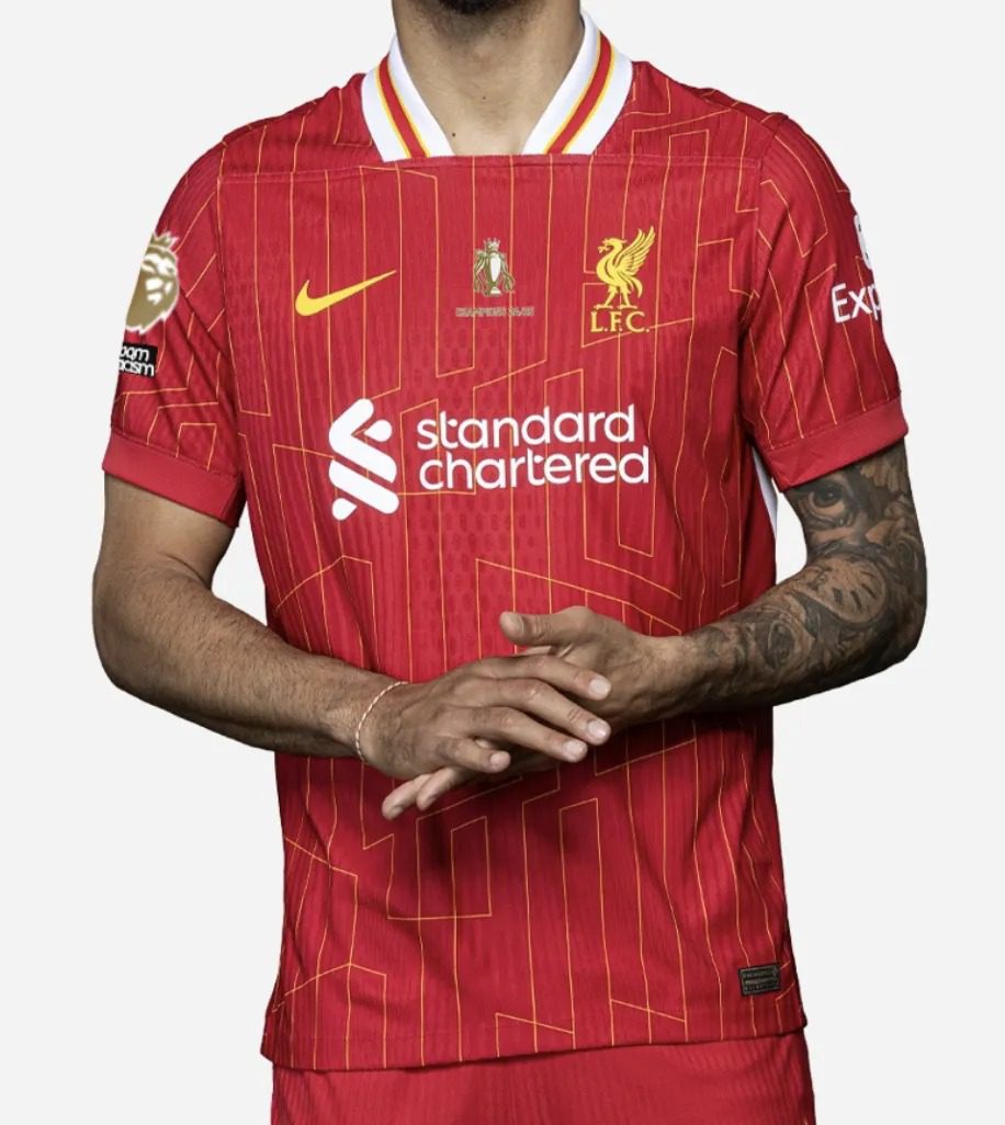 24-25 Liverpool Home Champions Player Jersey