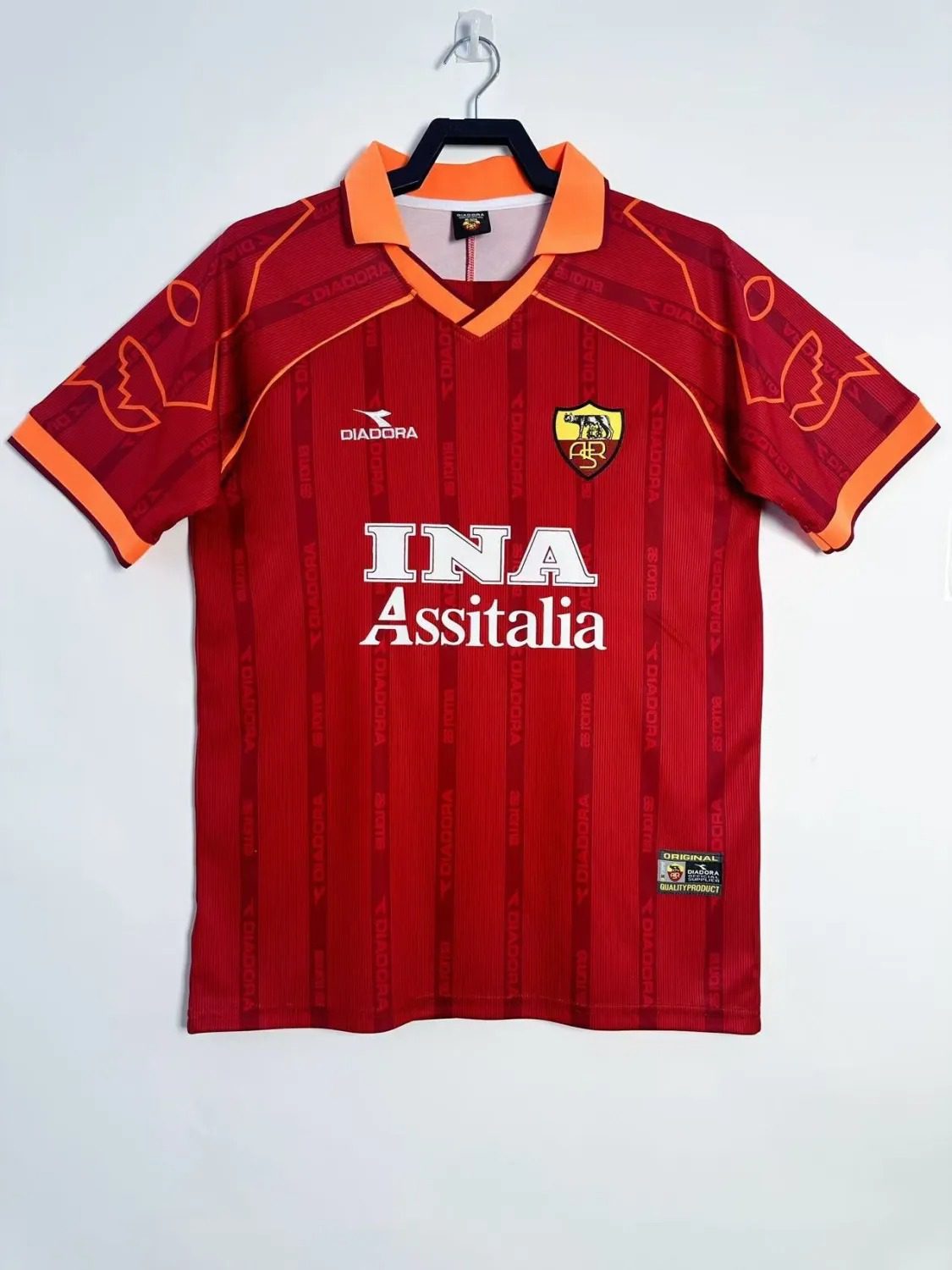 99-00 Roma Home Retro Jersey