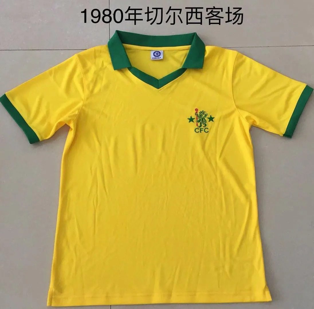1980 Chelsea Yellow Retro Jersey