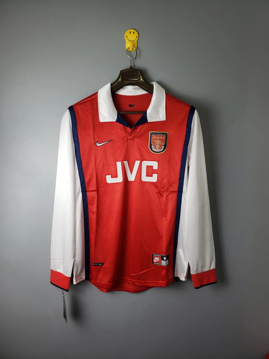 1998 Arsenal Home Long Sleeve Retro Jersey