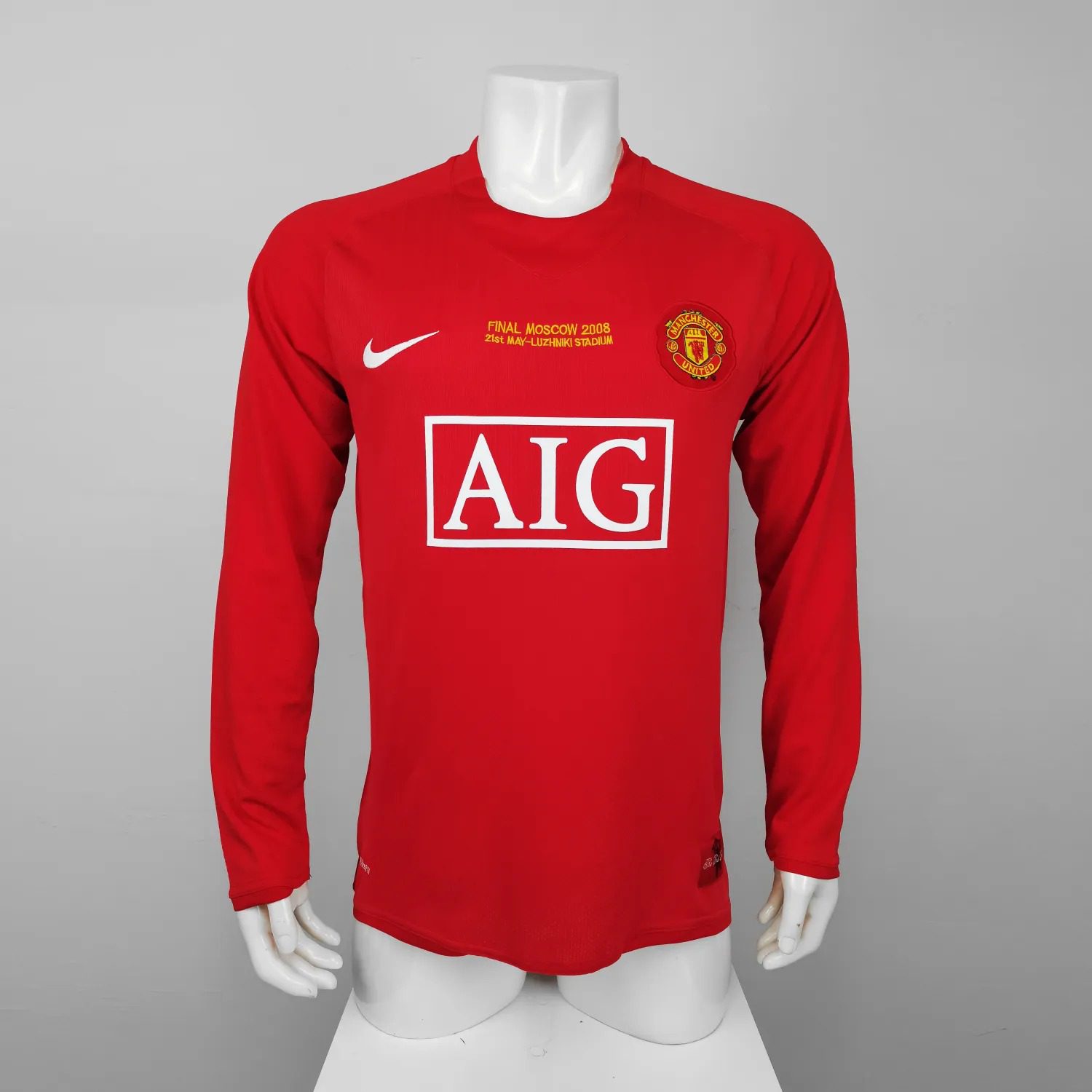 07-08 Manchester United Away Retro Long Sleeve Jersey