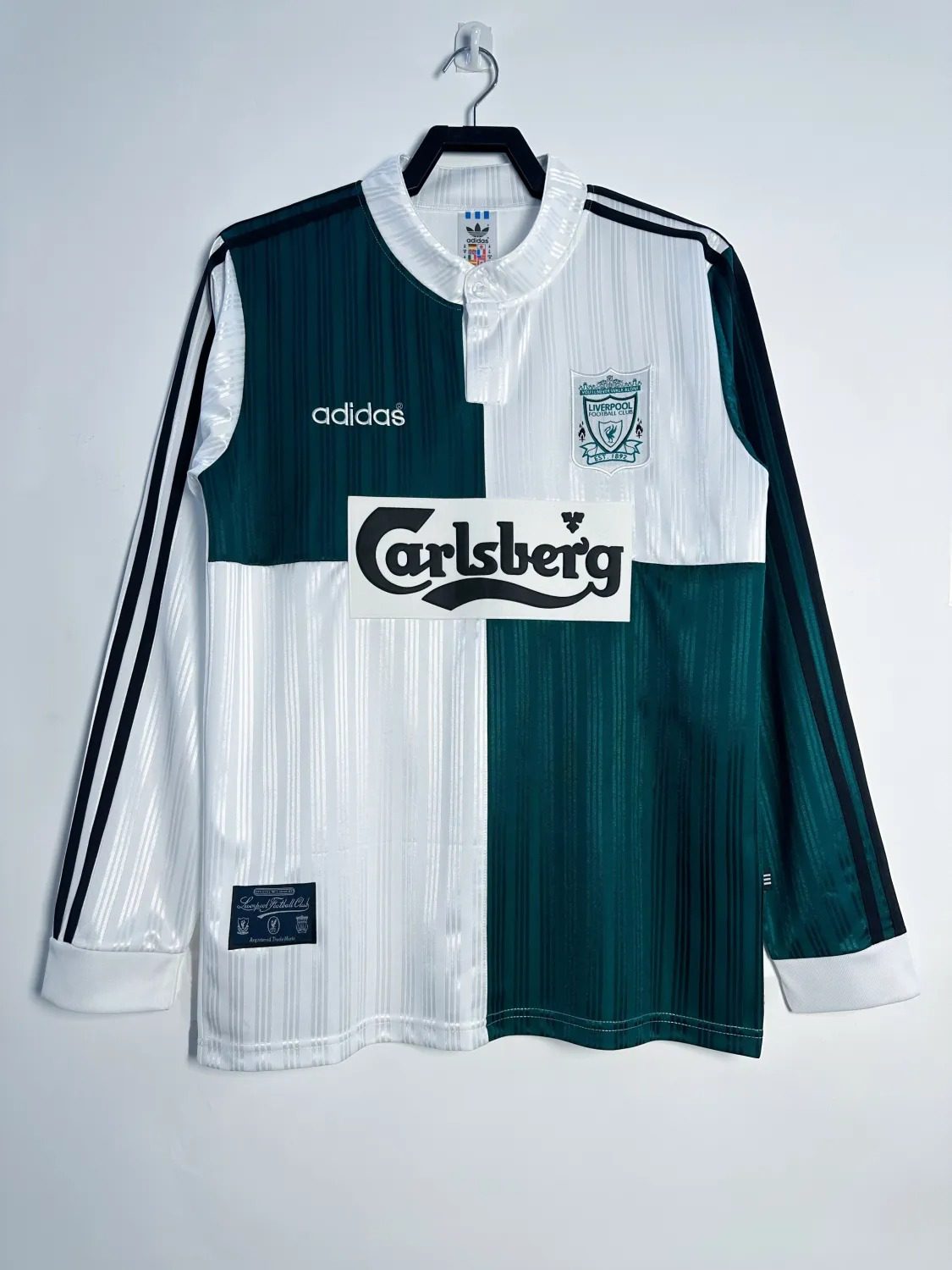 95-96 Liverpool Away long sleeve Retro Jersey