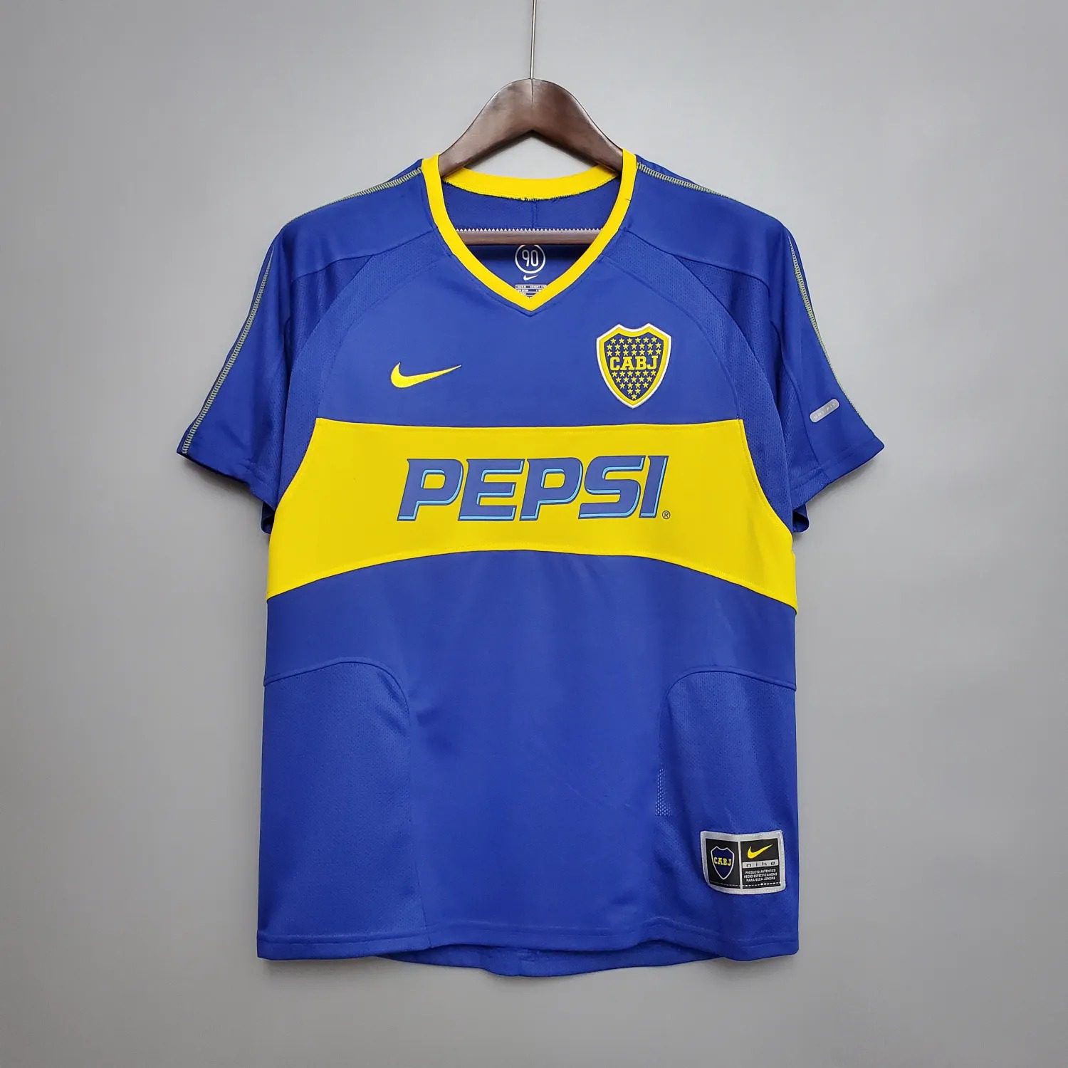 03-04 Boca Juniors Home Retro Jersey