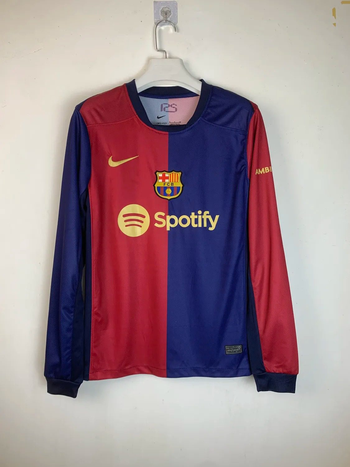 24-25 Barcelona Home Fans Version Long sleeve Jersey
