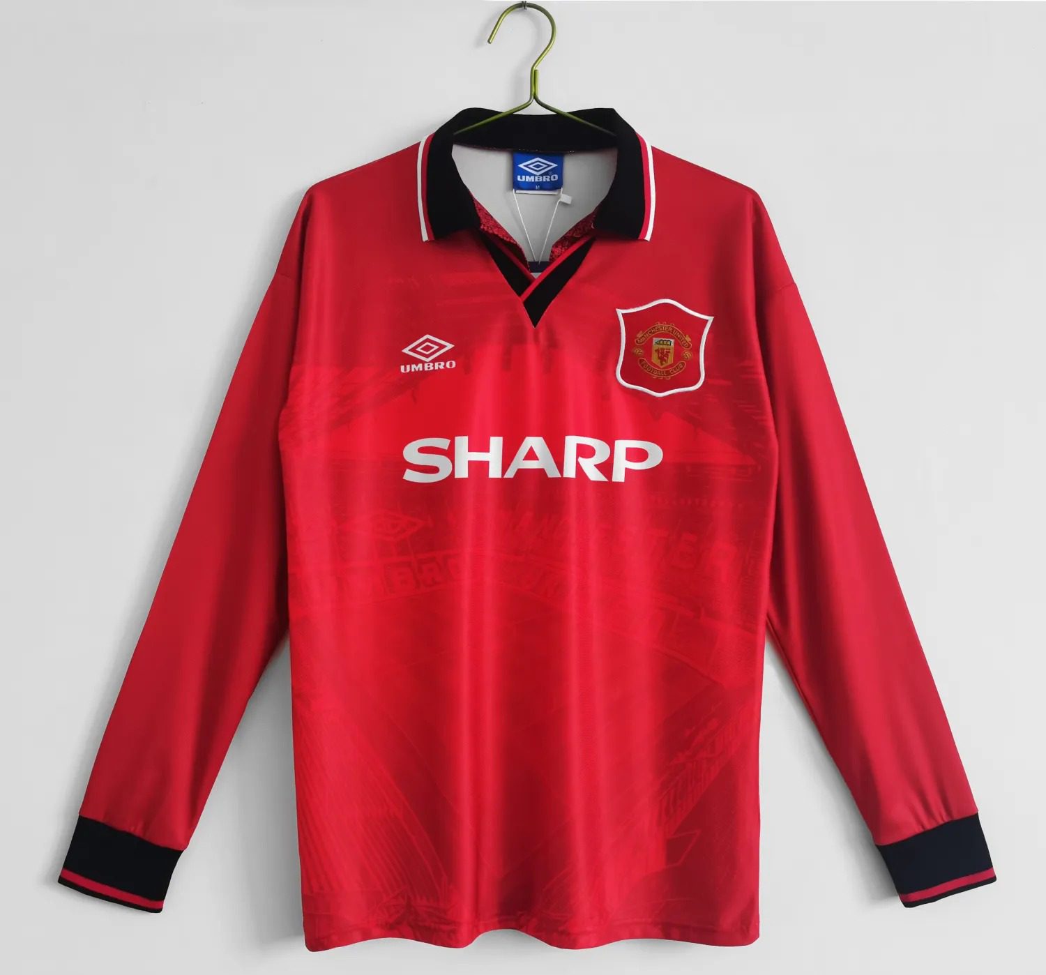 94-96 Manchester United Home Long Sleeve Retro Jersey