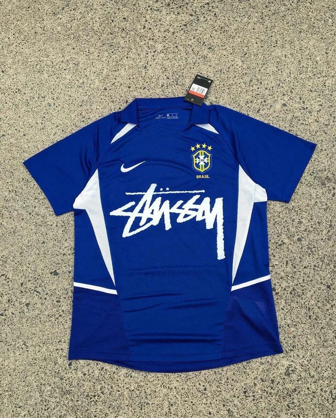 2002 Brazil Away x Stussy Retro Jersey