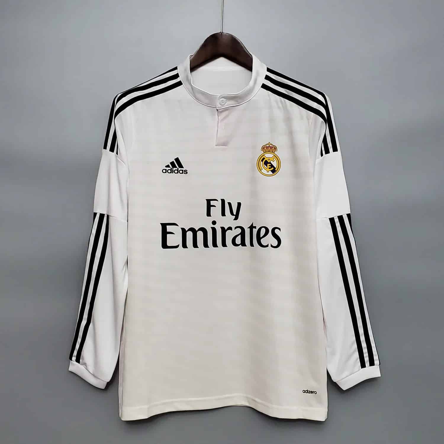 14-15 Real Madrid Home Long Sleeve Retro Jersey