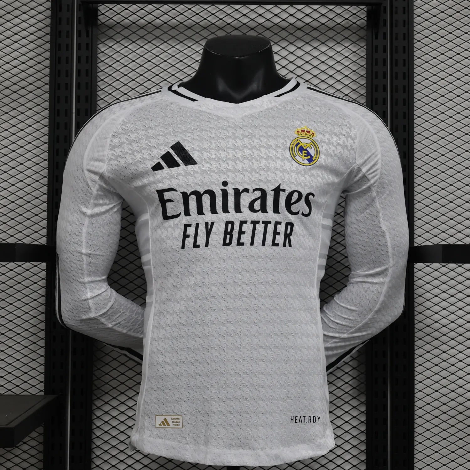 24-25 Real Madrid Home Long Sleeve Player Jersey