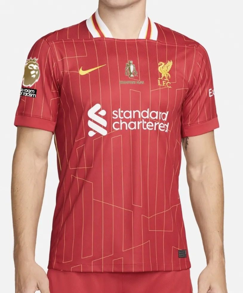 24-25 Liverpool Home Champions Fans Jersey