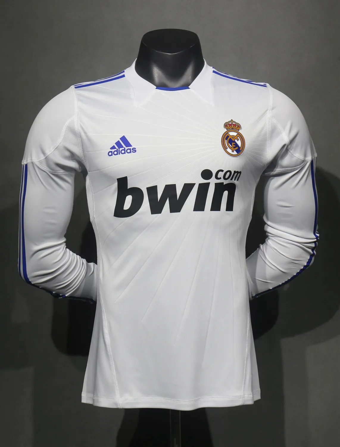 10-11 Real Madrid Home Retro Player Long Sleeve Jersey