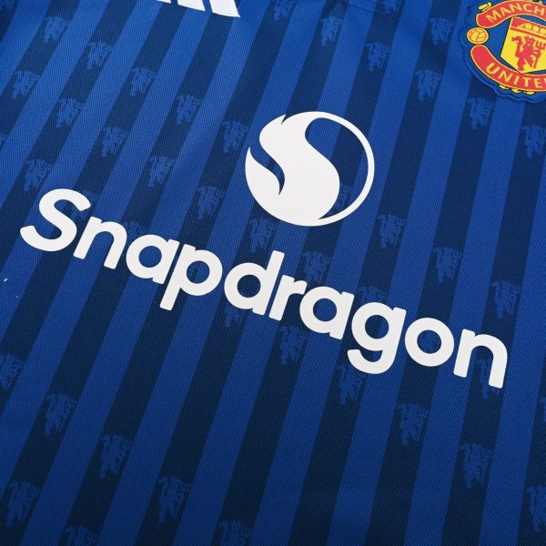 25-26 Manchester United Blue Polo/25-26曼联蓝色Polo - Image 5