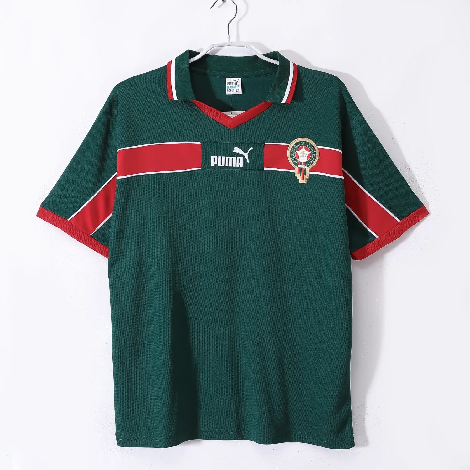 1998 Morocco Green Retro Jersey