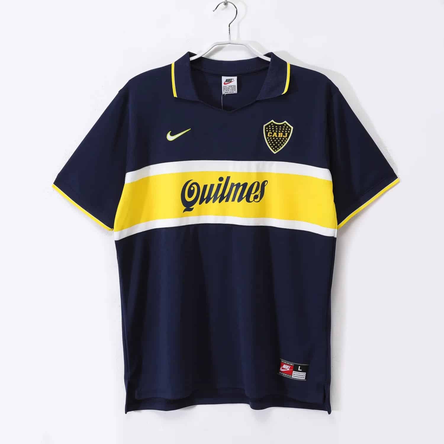 96-97 Boca Juniors Home Retro Jersey