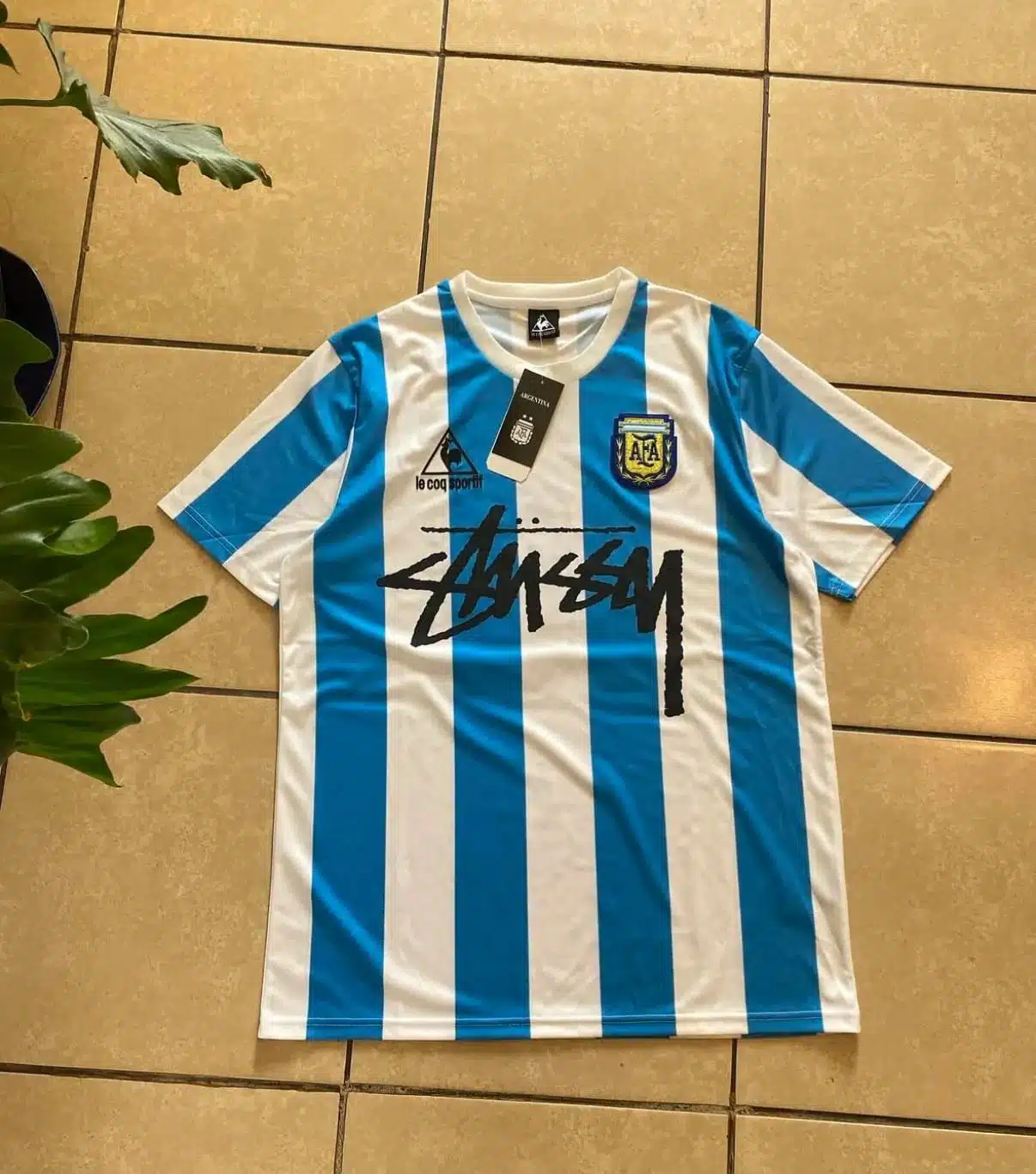 1986 Argentina X Stussy 10#MANADONA Retro Jersey