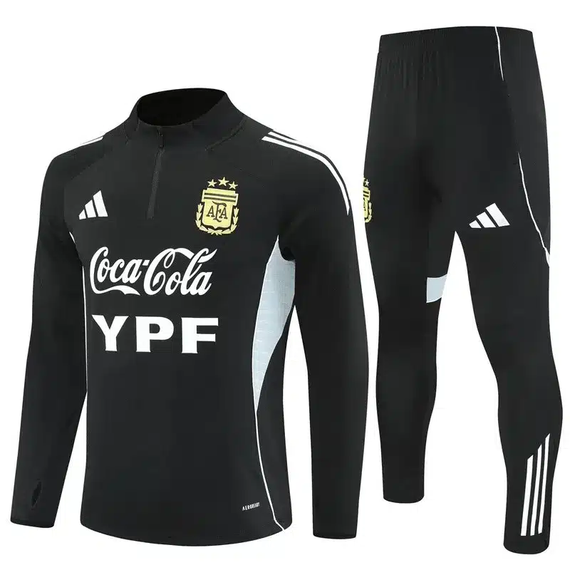 25-26 Argentina Black Training Suit