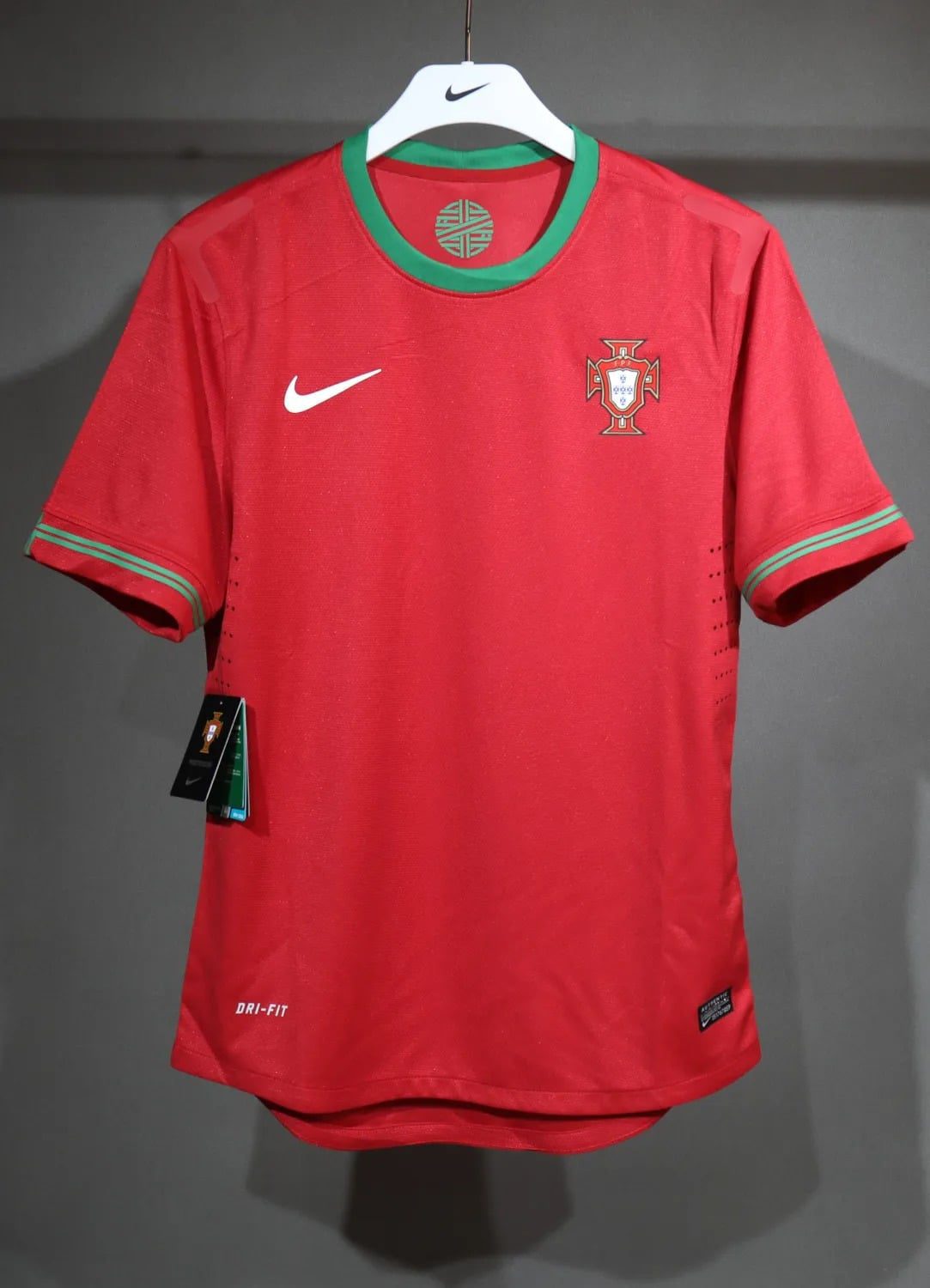 2012 Portugal Home Player Retro Jersey