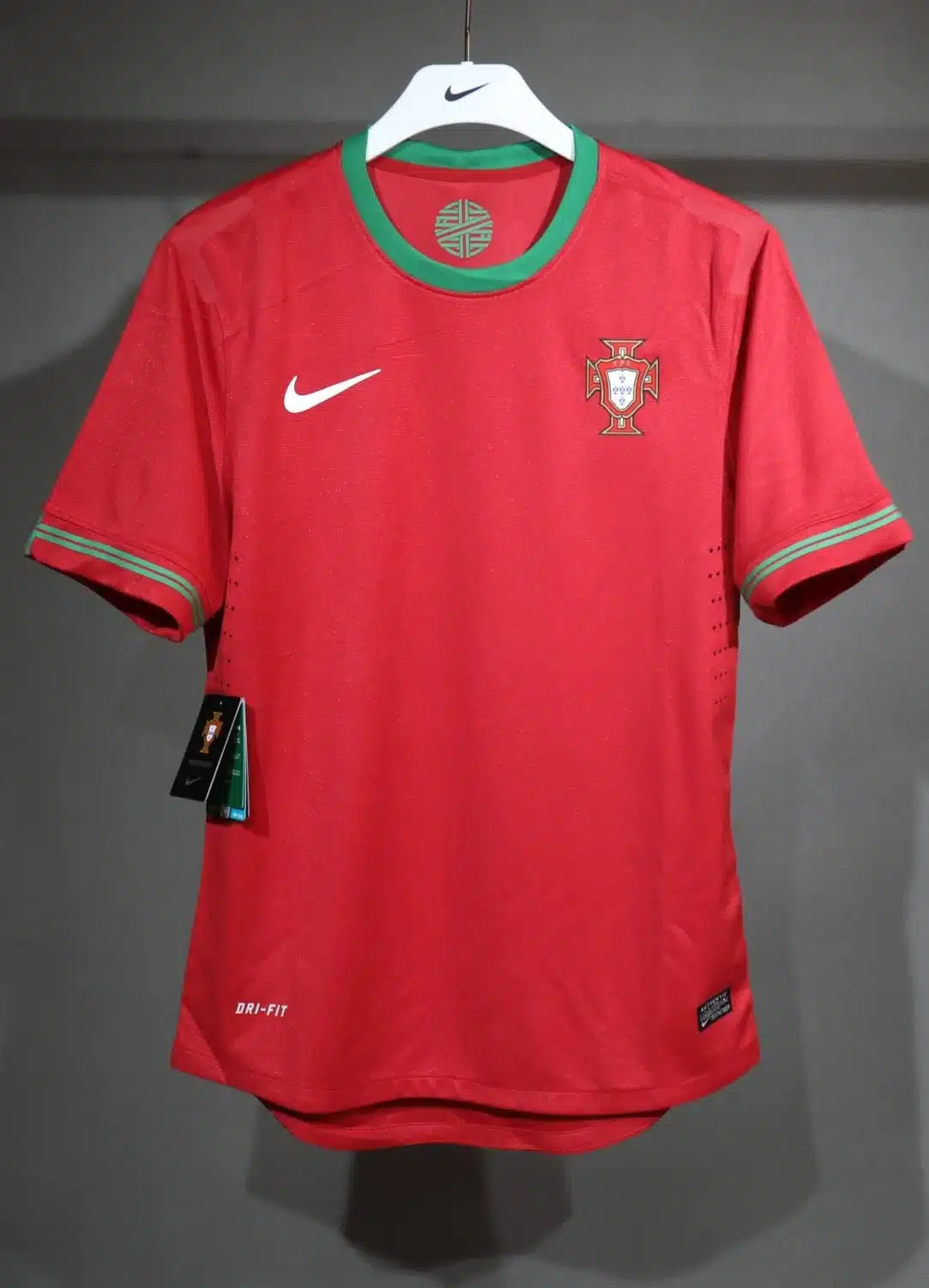 2012 Portugal Home Player Retro Jersey