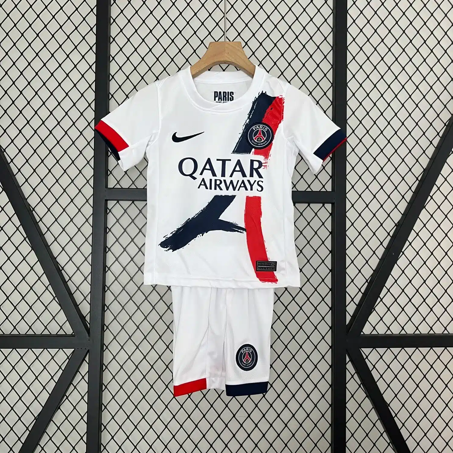 24-25 PSG Away White Kid Kit/24-25PSG巴黎客场童装