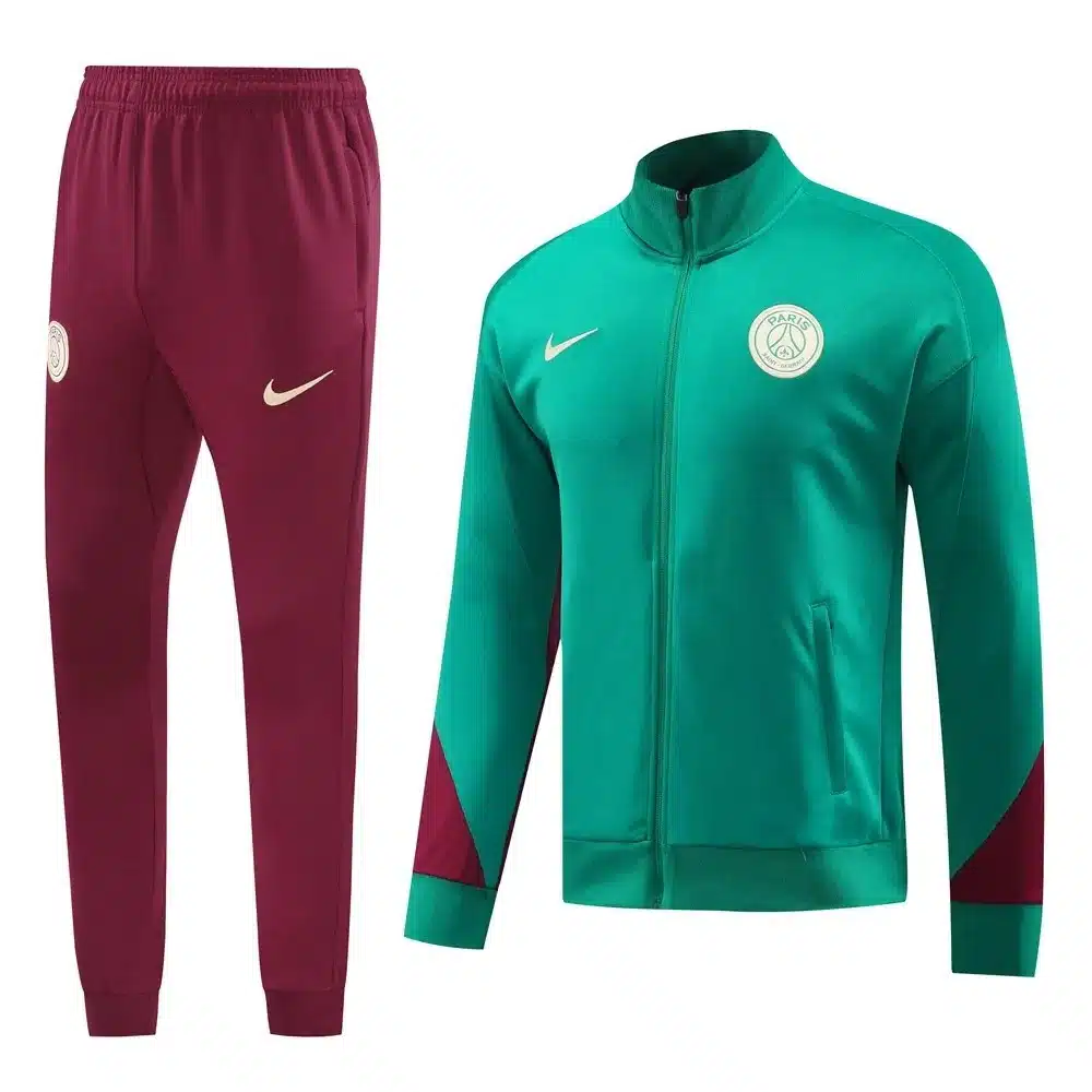 24-25 PSG Green Jacket Tracksuit/ 24-25巴黎绿色夹克训练服