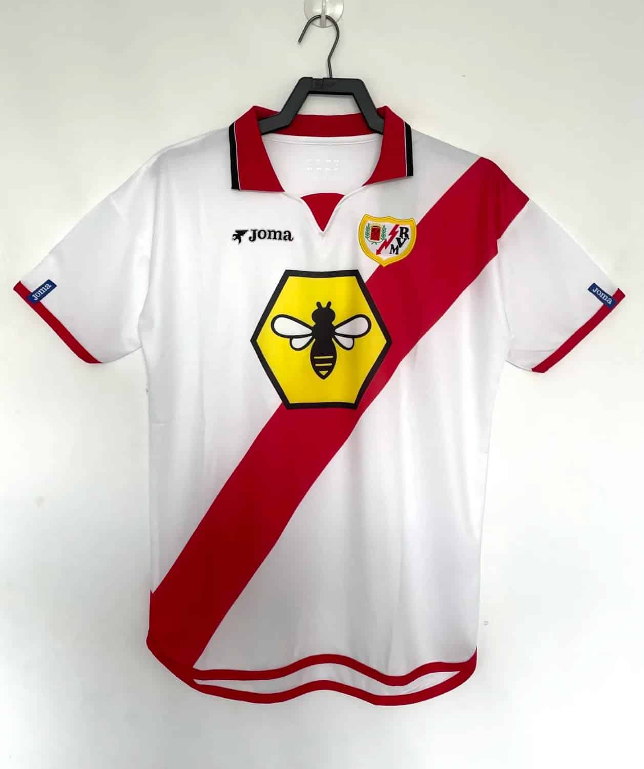 01-02 Rayo Vallecano Home Retro Jersey