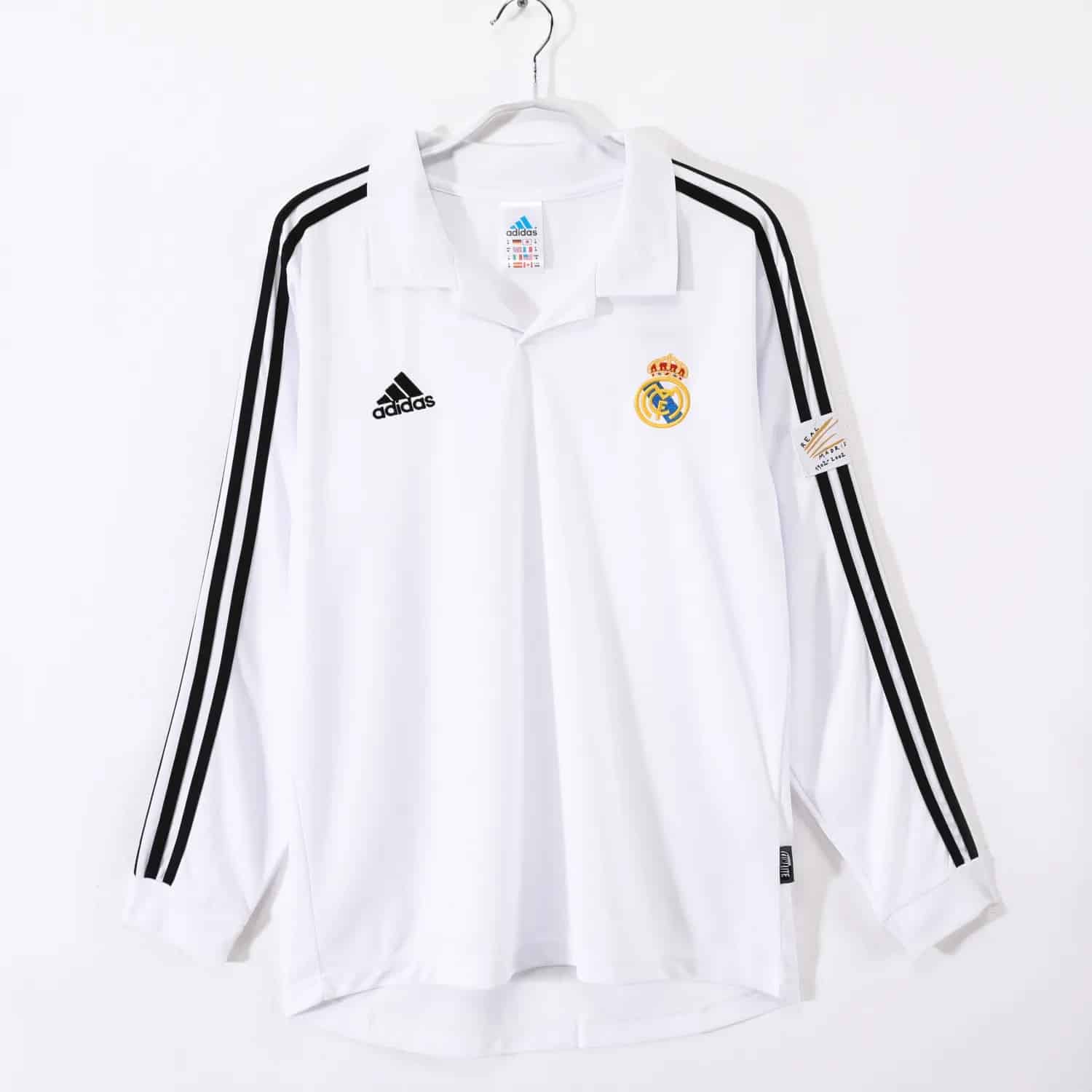 02-03 Real Madrid Home Retro Long Sleeve jersey