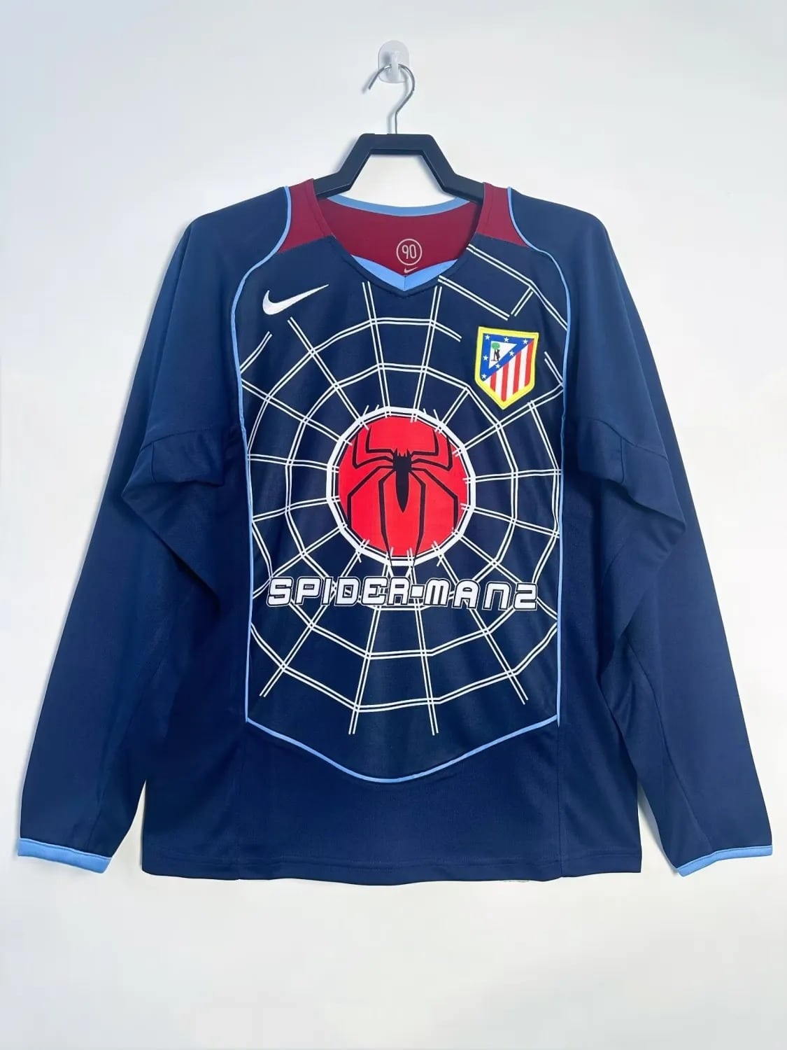 04-05 Atletico Madrid Away long sleeve Retro Jersey