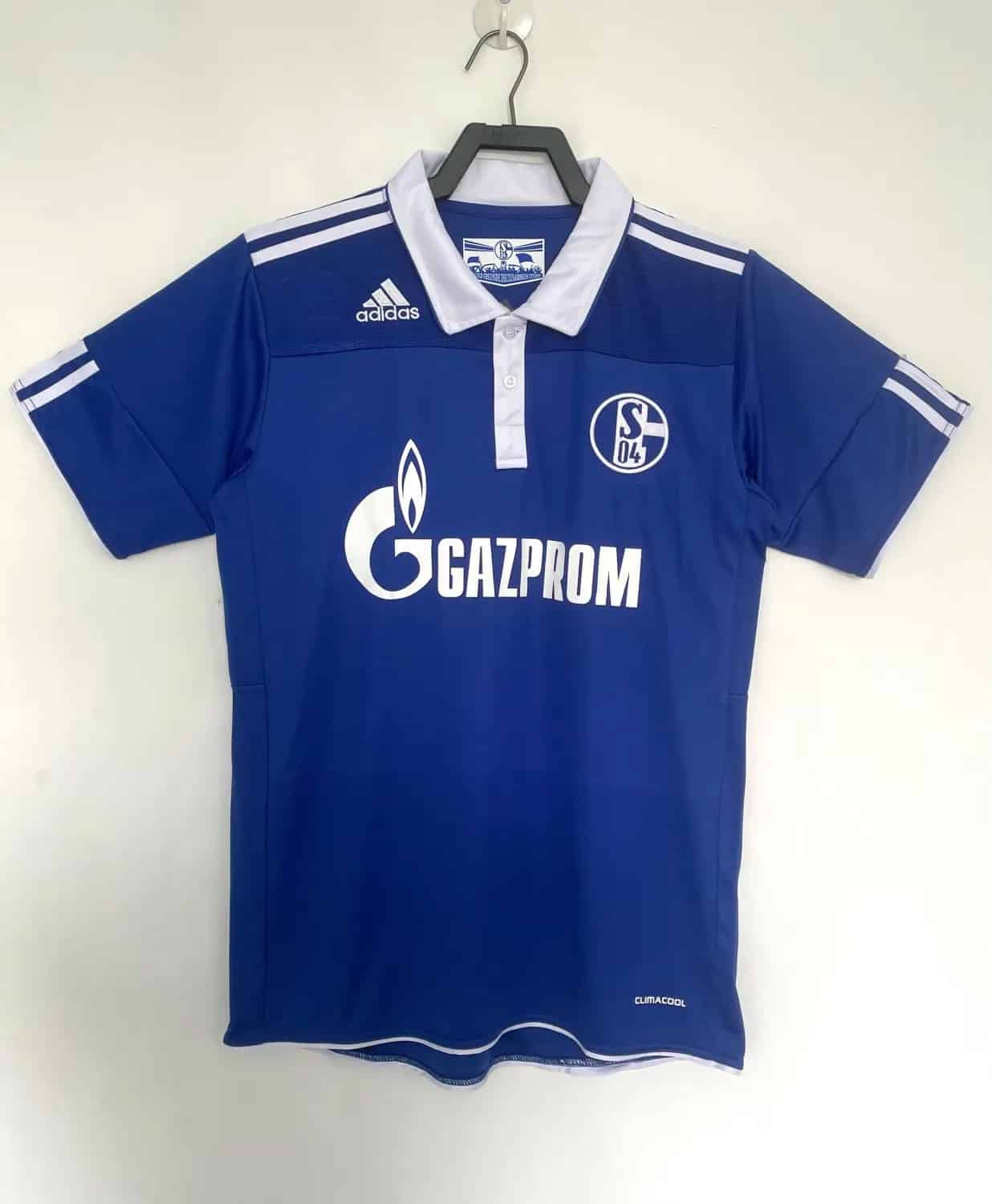 10-11 FC Schalke 04 Home Retro Jersey