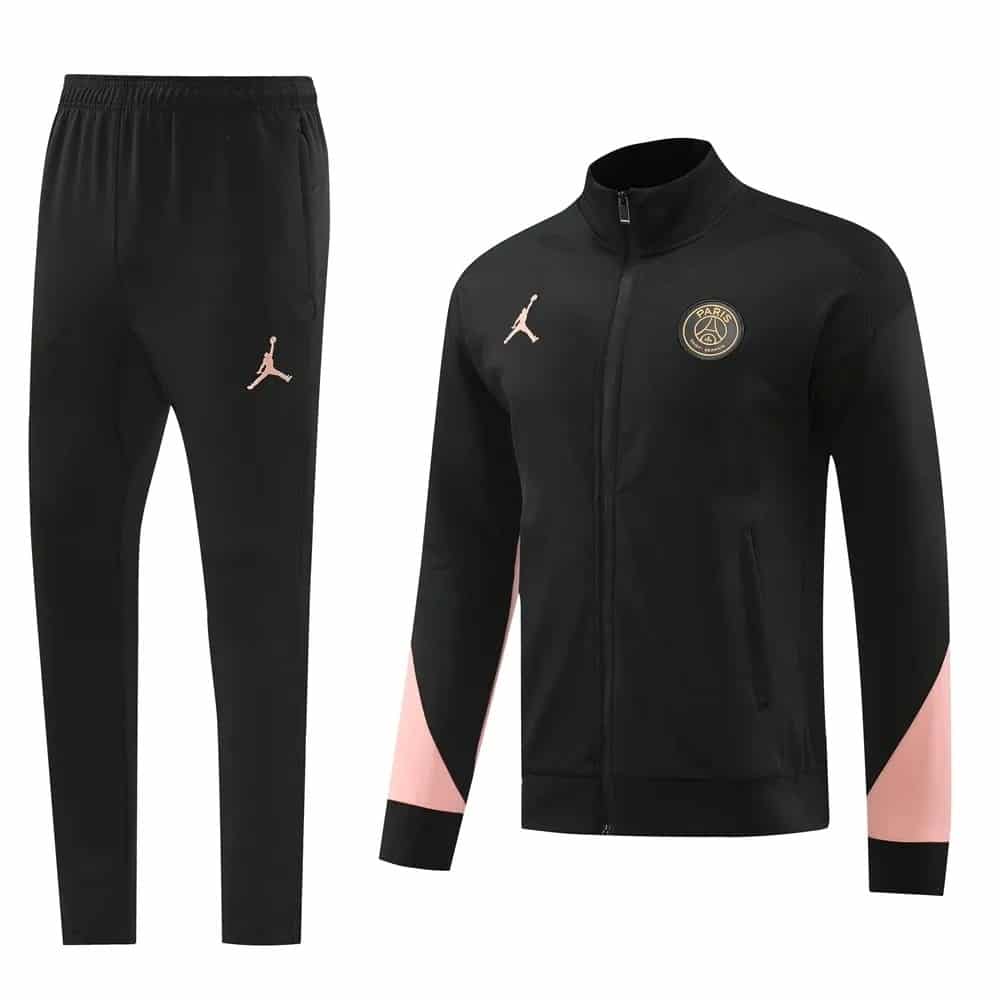 24-25 PSG Black Jacket Tracksuit