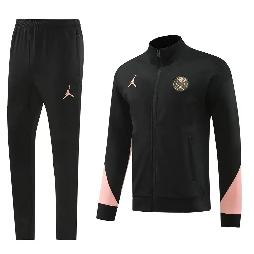24-25 PSG Black Jacket Tracksuit