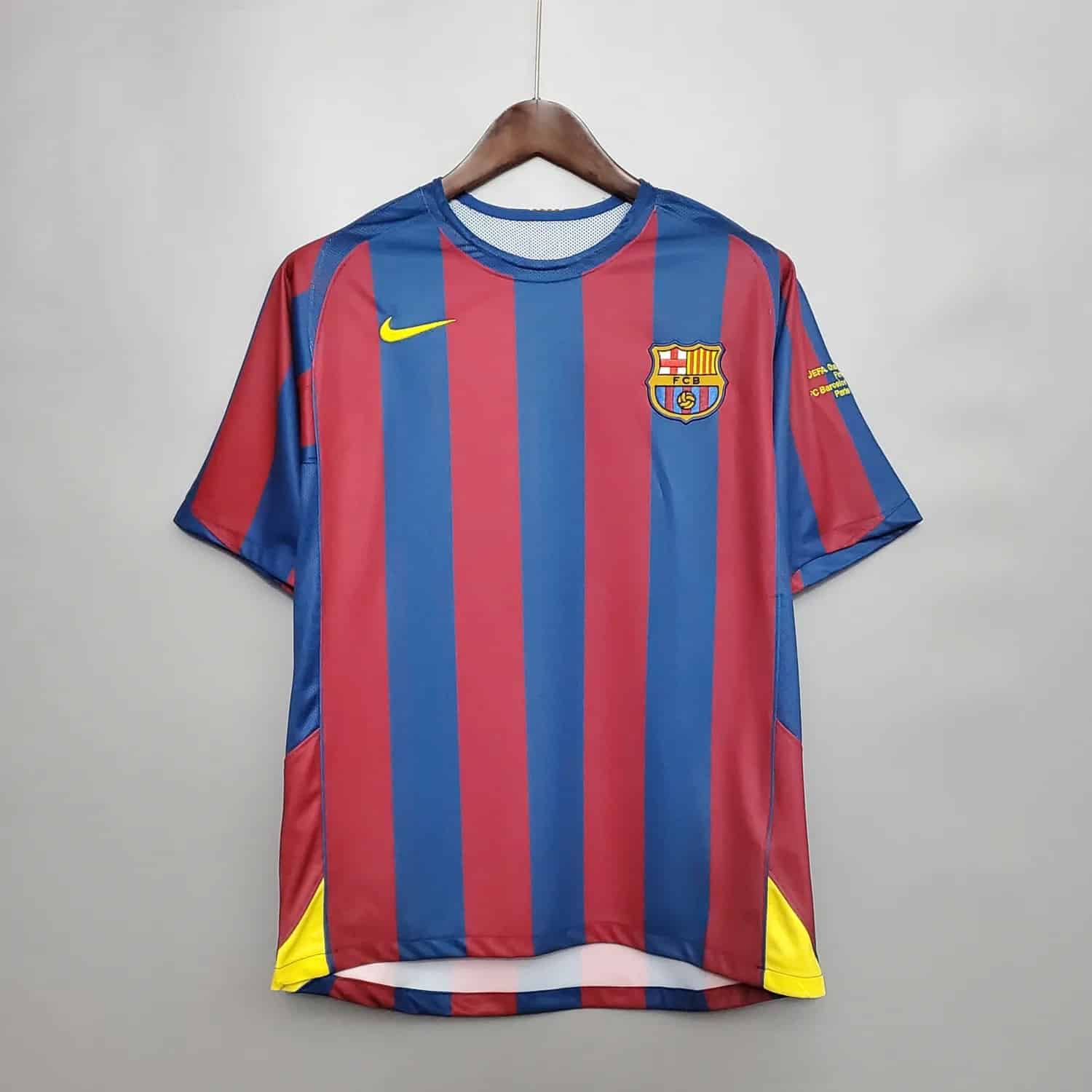 2006 Barcelona UEFA Champions League Home Retro Jersey