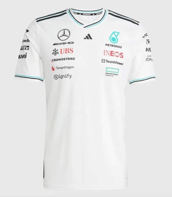 2025 F1 Mercedes White